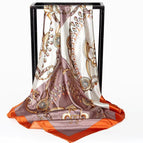 90 Silk Scarf-Figure 11# / 90*90cm
