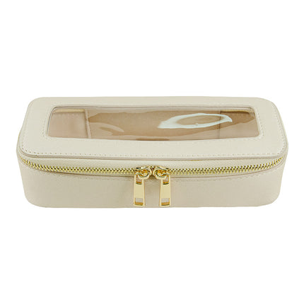 Small single custom high-level cosmetic brush storage box cross-border exquisite beauty storage bag portable texture cosmetic bag