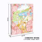 A4 Cardboard Binder-Spring Garden