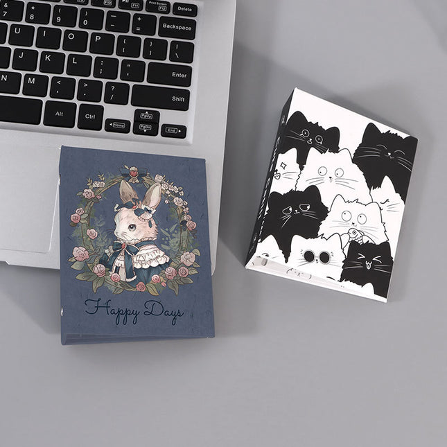 To build the future M5 card book hard case portable loose-leaf storage book cardboard cute girl heart binder case