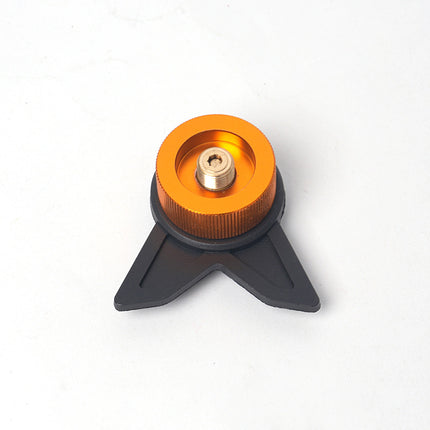 Outdoor multifunctional card furnace adapter butane long gas tank self-locking converter bracket camping stove adapter