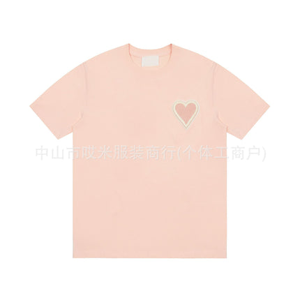 2024 European and American Trendy Brand Spring and Summer New Three-Dimensional Big Red Logo Unisex Wholesale Dropshipping