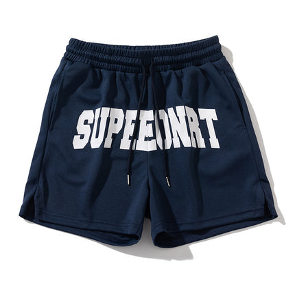 Men's Summer Thin Breathable Casual Sports Training Shorts American Mesh Quick-drying Sports Basketball Quarterpants Men's