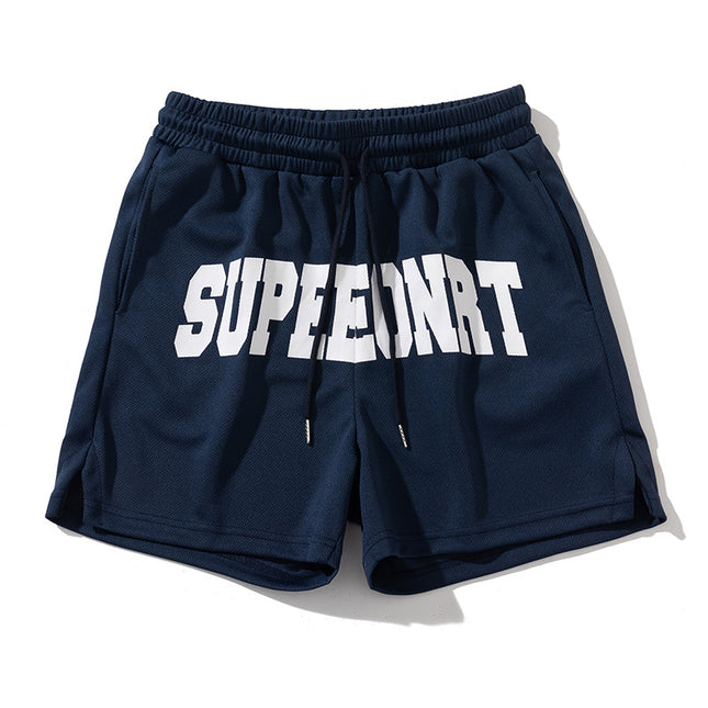 Men's Summer Thin Breathable Casual Sports Training Shorts American Mesh Quick-drying Sports Basketball Quarterpants Men's
