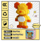 6121 standing yellow violent bear