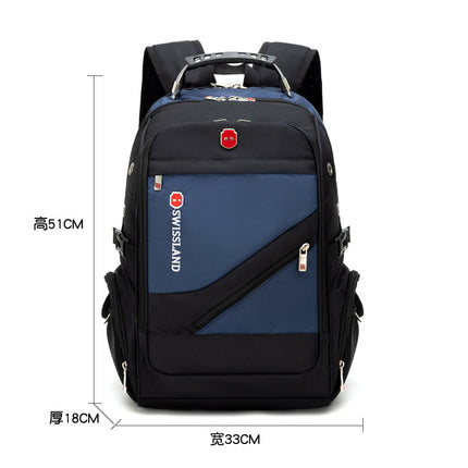 New Backpack Men's Backpack Laptop Bag Business Large Capacity Travel Bag Student School Bag Wholesale