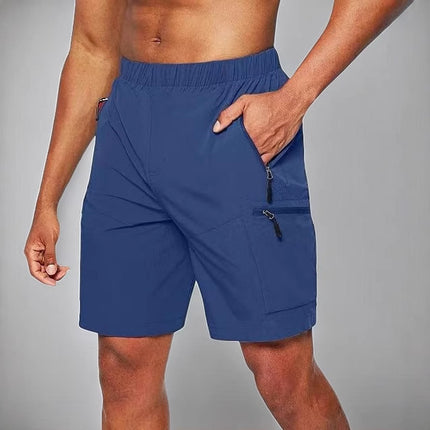 Amazon 2022 Men's Tooling Shorts Amazon Large Size New Zipper Shorts Multi-Pocket Mobile Phone Men's Shorts
