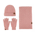 Hl8809 three-piece set pink / One size fits all