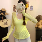 Yellow sun protection clothing / One size fits all