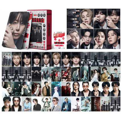 Korean Star 55 Boxed Small Cards Stray (g) I-Dle Ive Ateez Collection Lomo Cards Cross-Border