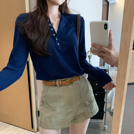 Dropshipping Specializes in Korean Long-Sleeved Wool Knitwears for Women 2025 New Fashion Lazy Style Early Spring Unique and Beautiful