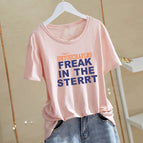 Leather pink round neck freak / Xl 55-60kg