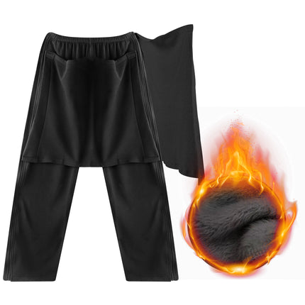 Bedridden Leg Fracture Adult Incontinence Care Open Crotch Pants Summer Autumn and Winter Cotton Men and Women's Bed Easy-to-Wear and Unisex Maternity Pants