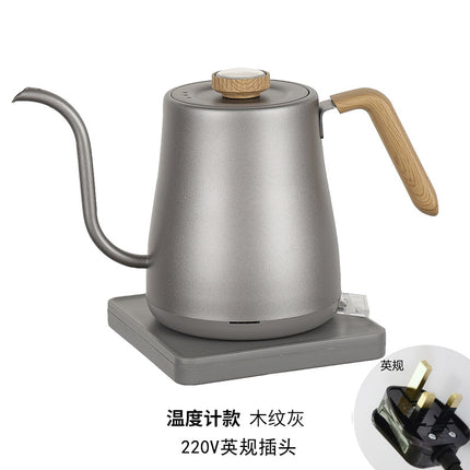 Slender Mouth Electric Household Kettle with Thermometer Coffee Hand Kettle Electric Kettle Electric Coffee Pot