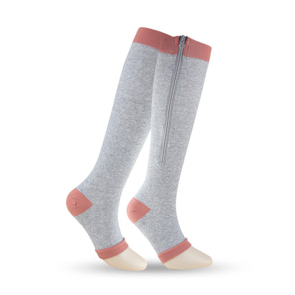 Sports Pressure Zipper Socks Zipper Compression Socks