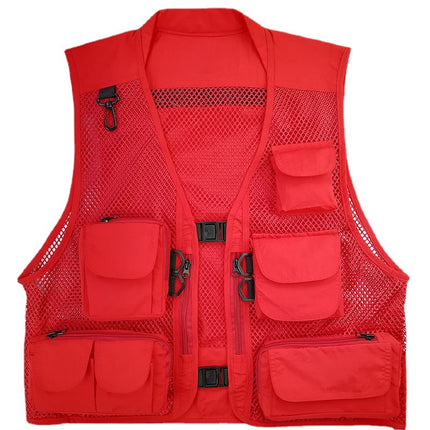 Cross-Border Wholesale Fishing Vest Tactical Vest Mesh Outdoor Breathable Sports Vest Camouflage Tactical Vest