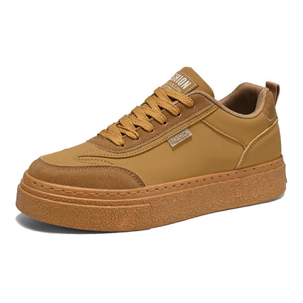 Men's Shoes Spring Waterproof White Shoes Non-slip Kitchen Work Shoes Men's Sports Board Shoes Restaurant Hotel Shoes