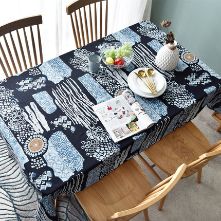 Hemp Cotton Digital Printing Fabric Printing Cotton and Linen Clothing Fabric Vintage Handmade DIY Tablecloth Patchwork Southeast Asia
