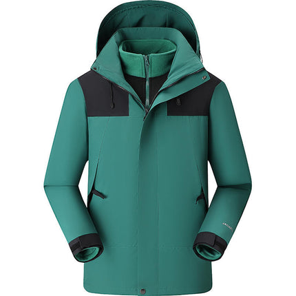 Autumn and Winter Three-In-One Jacket, Custom-Made Removable Liner Jacket, Custom-Made Corporate Workwear, Anti-Scratch and Wear-Resistant Workwear