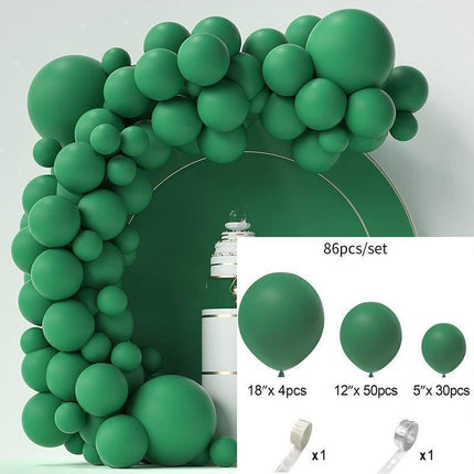 Amazon Macaron Solid Color Balloon Package Garland Wedding Birthday Party Balloon Chain Set Wedding Essential