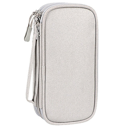 Portable Power Bank Data Cable Storage Bag Mobile Power Supply Cloth Bag Hard Drive Mobile Phone Box Multi-Functional Protective Case