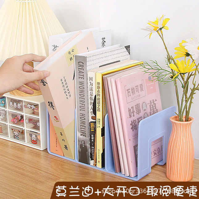 Book Stand Transparent Bookshelf Acrylic Book Stand Instagram Storage Table Book Thickened Documents Book Office Supplies Exhibition