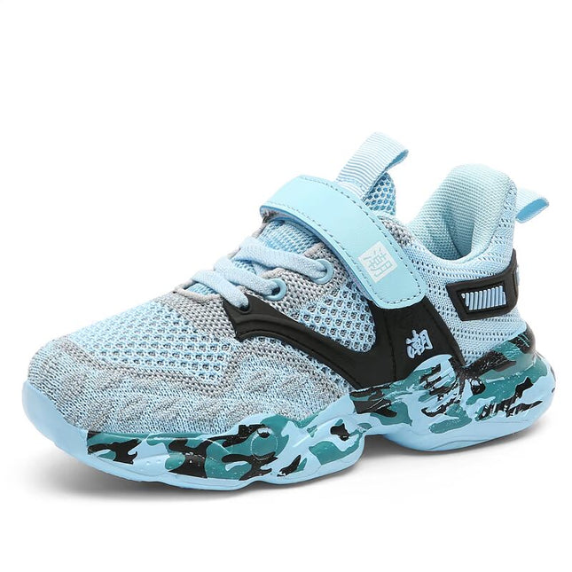 Boys' Single Mesh Sports Shoes, Teenagers, Boys, Junior High School Students, Children's Summer New Hollow Sandals