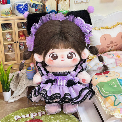 Dropshipping 20cm Baby Clothes Cotton Doll Clothes Cute Pajamas Set Original Antique Han Dynasty Doll Dress up