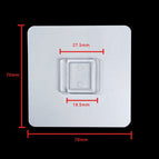 Thickened 80 silk 7*7cm flat button [button 2.75-2.8 universal style]