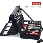 [Plus size Black] 3 layers + shoulder strap + trolley cover