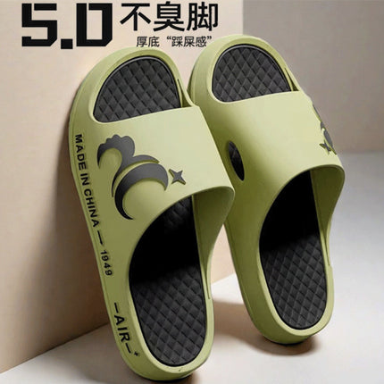Sports Slippers for Men to Wear Outside Summer 2024 New Bathroom Non-Slip Slippers Outdoor Beach Fashion Comfortable Outdoor