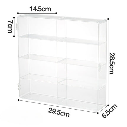 Factory Direct Sales Hot Wheels Toy Parking Space Display Rack Display Cabinet Compartment Transparent Box Car Model Storage Box