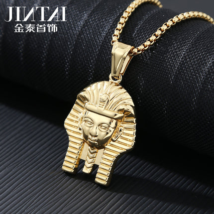 Manufacturer Hot Sale Amazon Aliexpress Cross-Border Fashion Retro Personalized Jewelry Titanium Steel Stainless Steel Pendant Wholesale