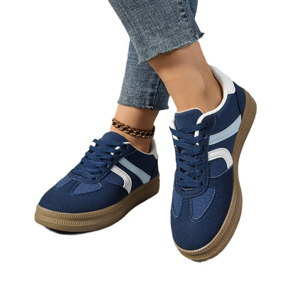 Universal Retro German Training Shoes Women's 2024 Autumn New Thick-soled All-match Women's Shoes Casual Sports Shoes Board Shoes