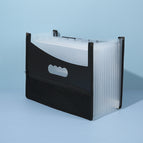 Black outer plate transparent inner mesh bag zipper (13)