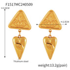 F1517-Gold Earrings