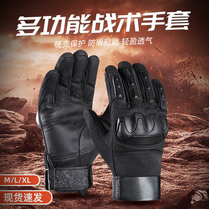 Tactical Gloves Outdoor Non-Slip Touch Screen Special Forces Combat Training Wear-Resistant Men's Motorcycle Cycling Sports Non-Slip Wear-Resistant