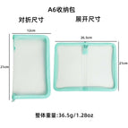 672cm³ / A6 green storage bag