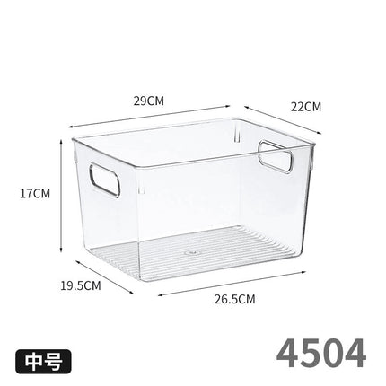 Storage box with lid storage box transparent acrylic kitchen cosmetics sundries station snacks toys clothes books