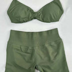 Pistachio green suit [4572+short] / XS