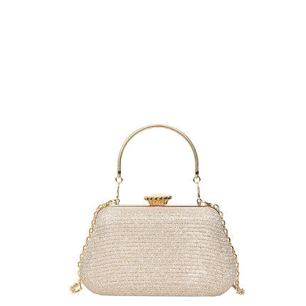 Cross-border new fashion dinner bag chain fashion handbag shoulder slung texture niche mini handbag