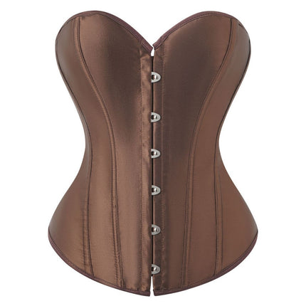 Hot-Selling Classic Sexy Satin Waist-Cinching Slimming Fishbone Corset Direct Supply