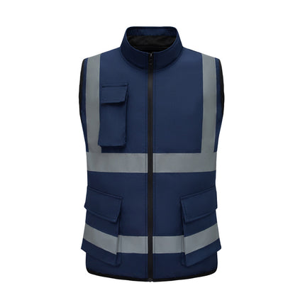 Sanitation worker reflective vest outdoor reflective vest summer cooling air conditioning clothing with fan for cross-border