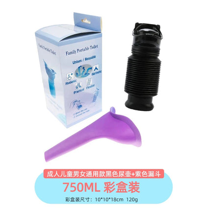 Amazon cross-border Women's telescopic urinal outdoor standing car emergency squat-free travel urinal car urinal