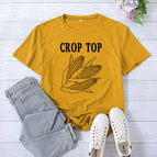 Mustard Yellow (Black font) / S