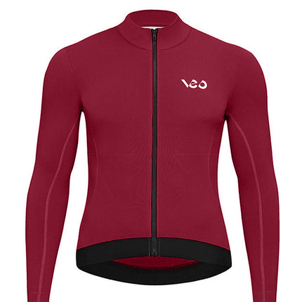 Fall/winter fleece riding clothes men's mountain road bike equipment bicycle fleece-lined warm jacket-warm way