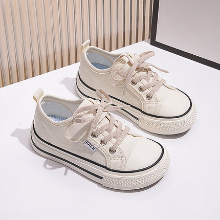 Children's Shoes Mango Head High-Top Canvas Shoes Spring and Autumn Casual Board Shoes for Boys and Girls Soft Sole Baby Cloth Shoes