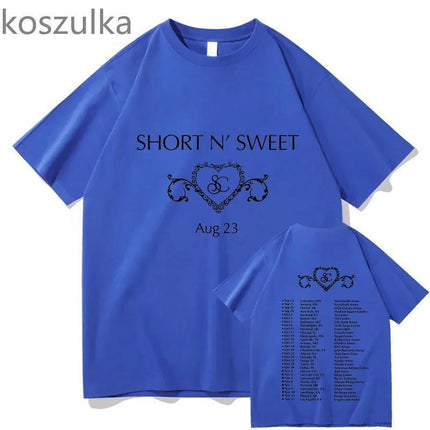 Tour Album Round Neck Carpenter Sweet Short and Sabrina's Pleaseplea Shirt Tplease