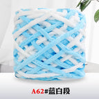 62 blue and white segments