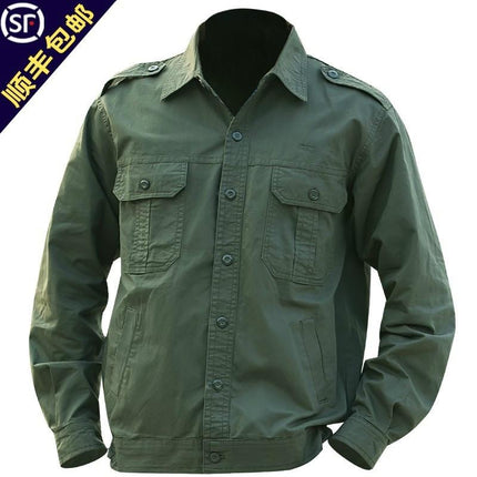 Work Clothes Men's Summer Suit Labor Protection Clothing Wear-resistant Camouflage Clothing Electric Welding Anti-scalding Dirty-resistant Construction Site Tooling Thin Tooling